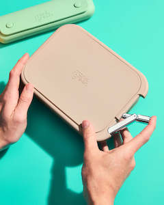 Backpacks Accessories: Frank Green Lunch Container - Moon Dust