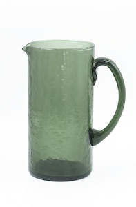 Home Decor: Glass Jug - Fern