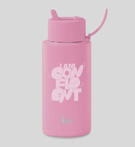 Frank Green 34oz Bottle - Flamingo Pink Confident