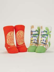 Baby Accessories: Baby Socks - Lil Burrito/Farts