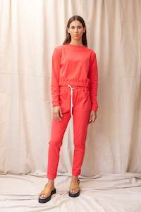 Plastic Free July: Travel Trackpant - Magnolia