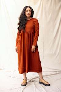 Plastic Free July: Fennel Dress - Chestnut