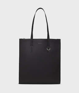 Vegan Cruelty Free Bags: Vegan Tote Bag - Canci Grain Black