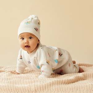 Flower Pop Knitted Growsuit