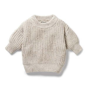 Organic Gifts: Knitted Jumper - Cookie & Cream