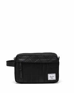 Chapter Travel Toilet Bag - Plaid Embossed
