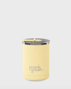 Eco Gifts: Frank Green 12oz Coffee Cup w Hinged Lid - Buttermilk
