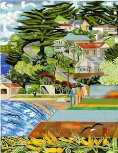 Lori Davis: Wellington Still Life Print - Titahi Bay
