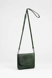 Elk Bags: Elk Liten Crossbody Bag - Dark Green
