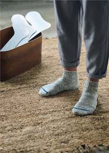 Garabou Organic Cotton Ankle Socks - Indigo