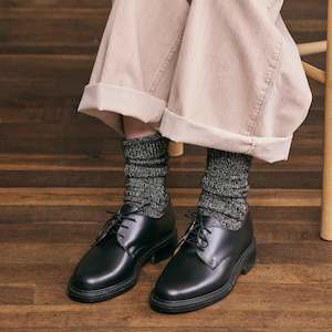 Organic Gifts: Alpacca Linen Ploot Socks - Black