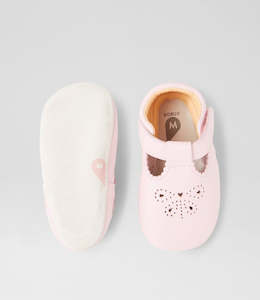 Bobux Soft Soles Flutterheart - Parfait Pink