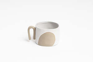 Table Kitchen: Narvik Ceramic Mug - White