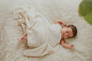 Home Decor: Merino Baby Blanket