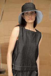 Plastic Free July: ReCreate Reversible Hat - Midnight