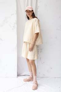 Plastic Free July: ReCreate Joy Top - Natural Stripe