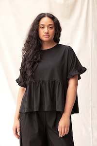 Plastic Free July: ReCreate Cascade Top - Black