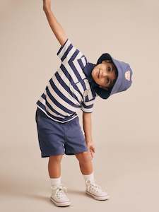 Huxbaby: In the Navy Huxbear Chino Shorts - French Navy