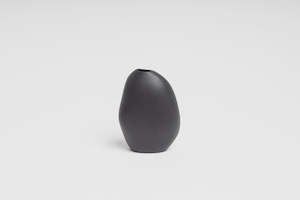 Vases: Harmie Stone Vase - Black