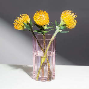 Vases: Wave Vase - Pink