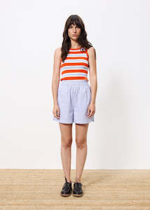 Womens Skirts: Cyana Shorts - Light Blue