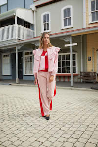 Flounce Jacket - Soft Pink WAs $229 NOW