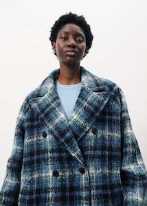 Delphina Coat - Petrol Bleu Was $599 NOW