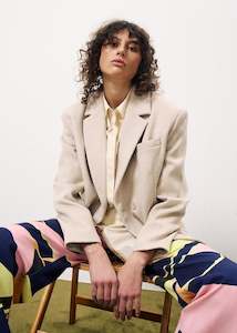 Penda Blazer - Creme Was $380 NOW