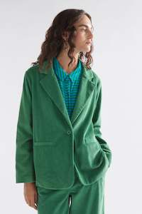 Elk Rhes Cord Blazer - Sea Green Was $359 Now