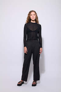 Hepburn Pant - Ebony Stripe Was $220 Now