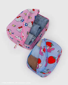 Baggu Packing Cube Set - Hello Kitty Pink