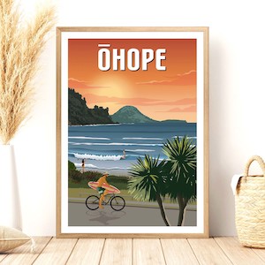 Art Prints: Ohope Sunset Print