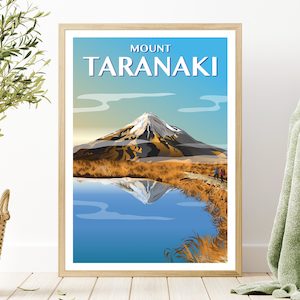 Art Prints: Mt Taranaki Print