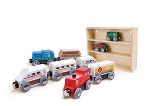 Hape Wooden Trains Collection Set
