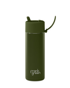 Eco Gifts: Frank Green 20oz Bottle - Khaki w Flip Lid
