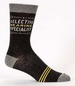 Gifts For Men: Mens Socks - Selective Hearing Specialist