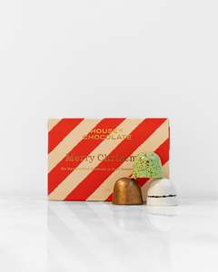 House of Chocolate Christmas 3 Piece Bonbons Gift Box