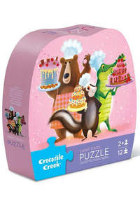 Eco Gifts: Crocodile Creek 12 Piece Mini Puzzles - Asstd Styles
