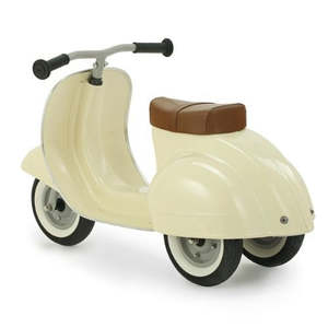 Ambosstoys Primo Ride On Scooter - Cream