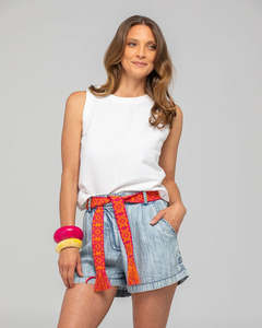 Gifts 30 50: Izzy Belt - Fiore/Tangerine