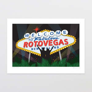 Gifts 30 50: Glenn Jones Print - Bright Lights