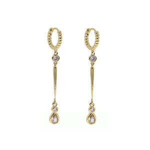 Elara Earrings - Gold