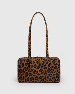 Gifts Over 100: Baggu Nylon Bowler Bag - Leopard