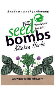 Plants Planters: NZ Seed Bombs - Kitchen Herbs