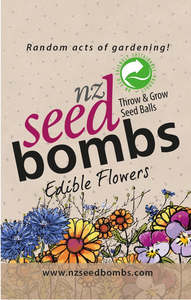 Plants Planters: NZ Seed Bombs - Edible Flowers