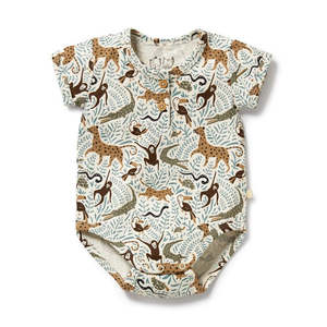 Mini Jungle Organic Bodysuit
