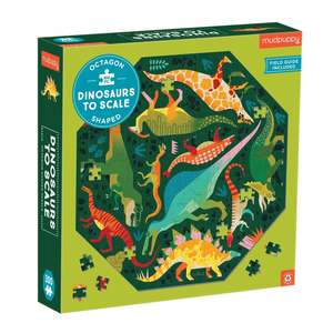 Gifts 30 50: 300 Piece Dinosaurs to Scale Octagon Puzzle