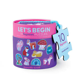 2 Piece Lets Begin Puzzle Cannisters - Asstd