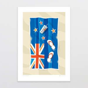Glenn Jones Print - Kiwi Summer