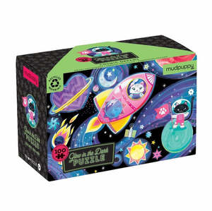 Gifts 30 50: Cosmic Dreams Glow in the Dark Puzzle - 100 Piece
